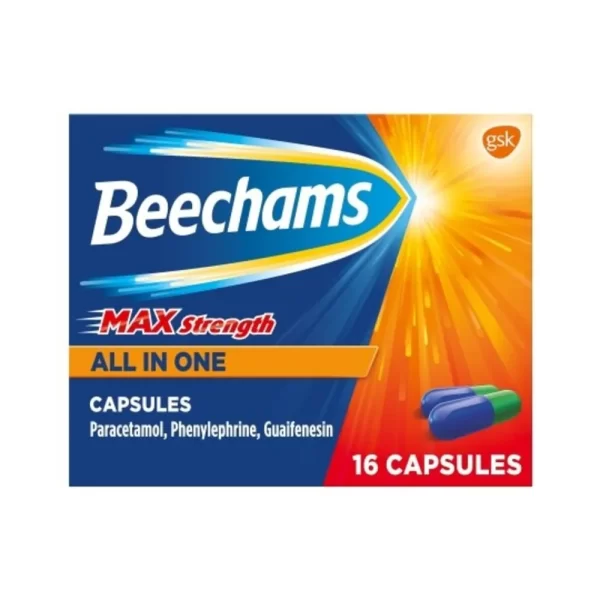 Beechams Max Strength All in One Capsules x16