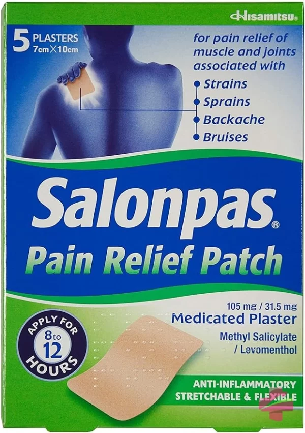 SALONPAS PAIN RELIEF PATCH (X5 PATCHES)